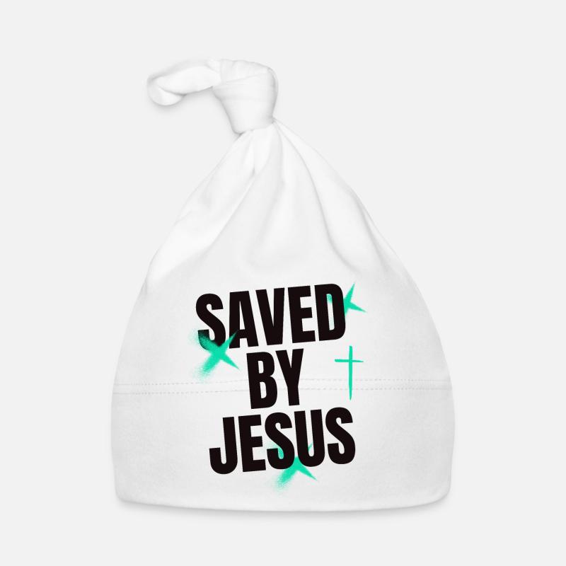 Saved by Jesus Organic Baby Cap
