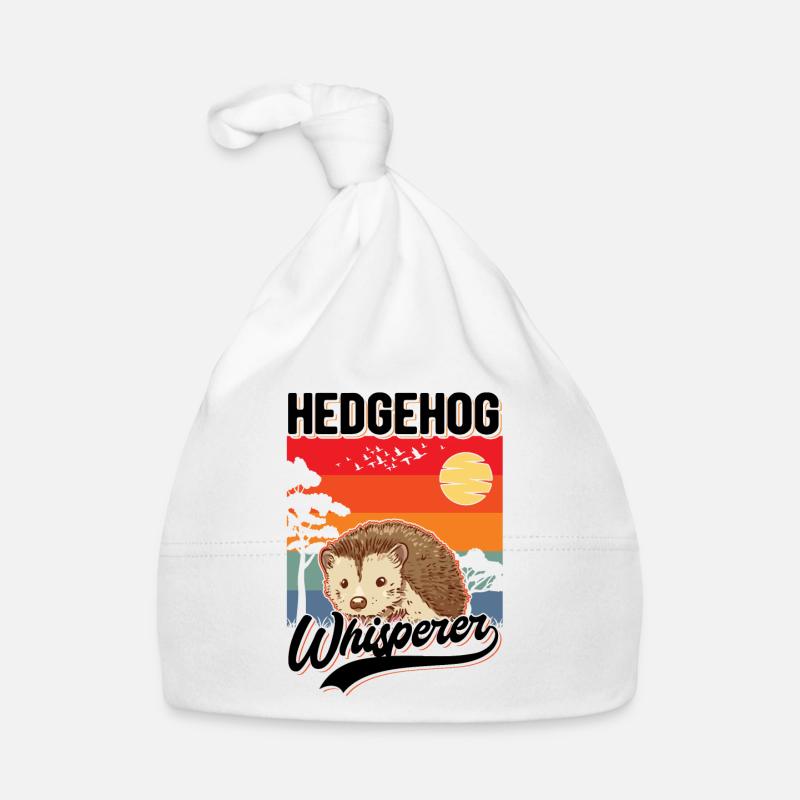 Igel Flüsterer Hedgehog Whisperer Baby Bio-Mütze