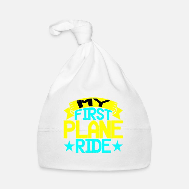 My First Plane Ride 41 Organic Baby Cap