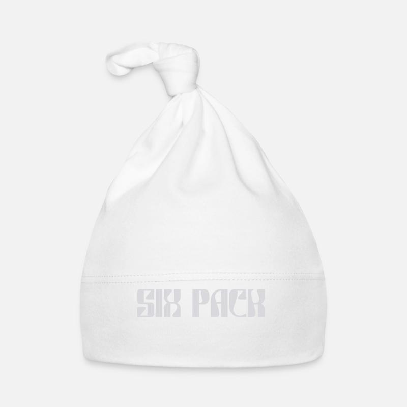Six Pack à venir 20 - Bonnet bio Bébé - blanc
