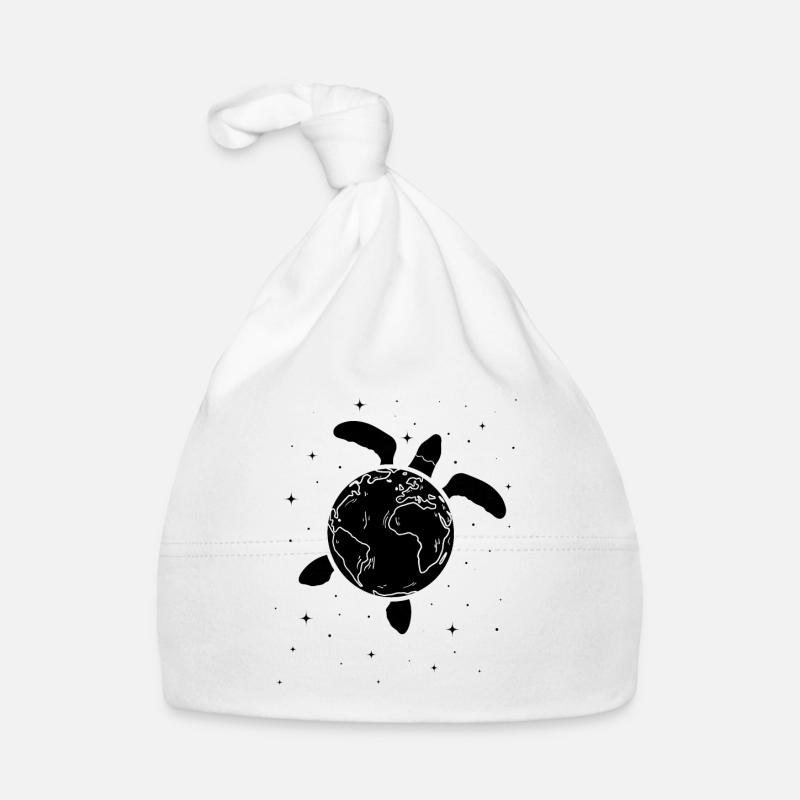 Turtle Earth Sea Turtle Planet - Day of Organic Baby Cap