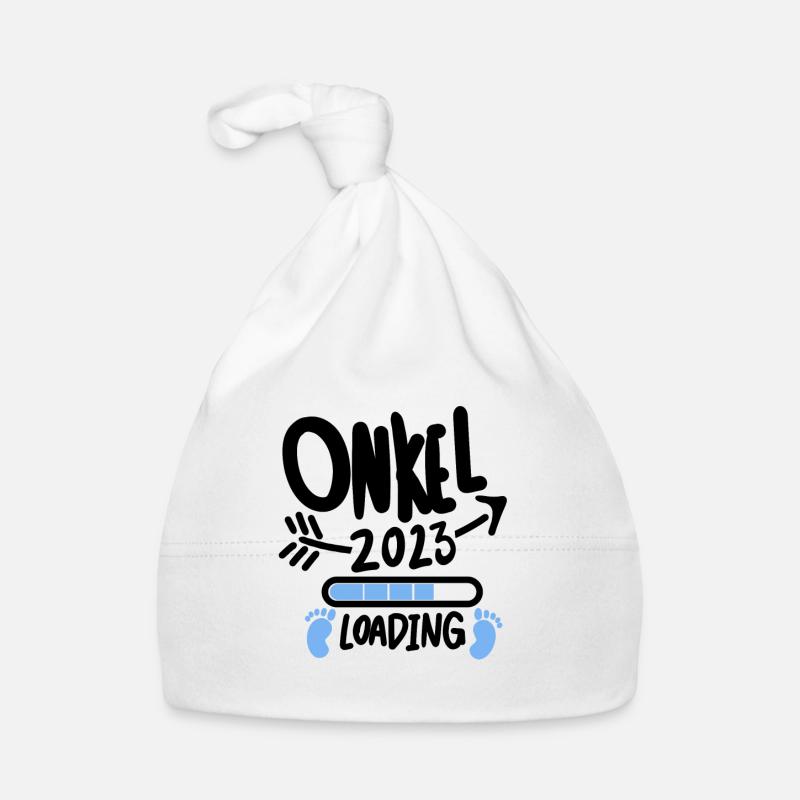 Onkel 2023 - Onkel werden - Onkel loading 2023 Baby Bio-Mütze