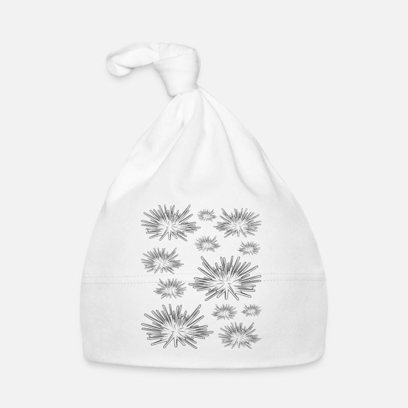 Seeigel Viele Seeigel Meerestiere Seeigel Seeigel Baby Bio-Mütze