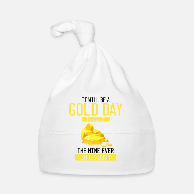 Gold Digger Gold Panning Gold Mining Designs Organic Baby Cap