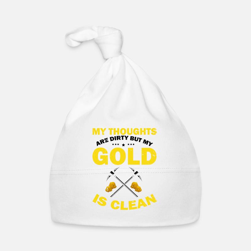 Gold Digger Gold Panning Gold Mining Designs Organic Baby Cap