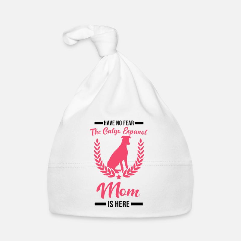 Galgo Espanol Mama Spanish Greyhound Organic Baby Cap