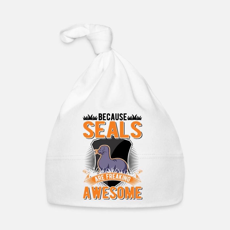 Because Seal are freaking awesome Robbe Organic Baby Cap