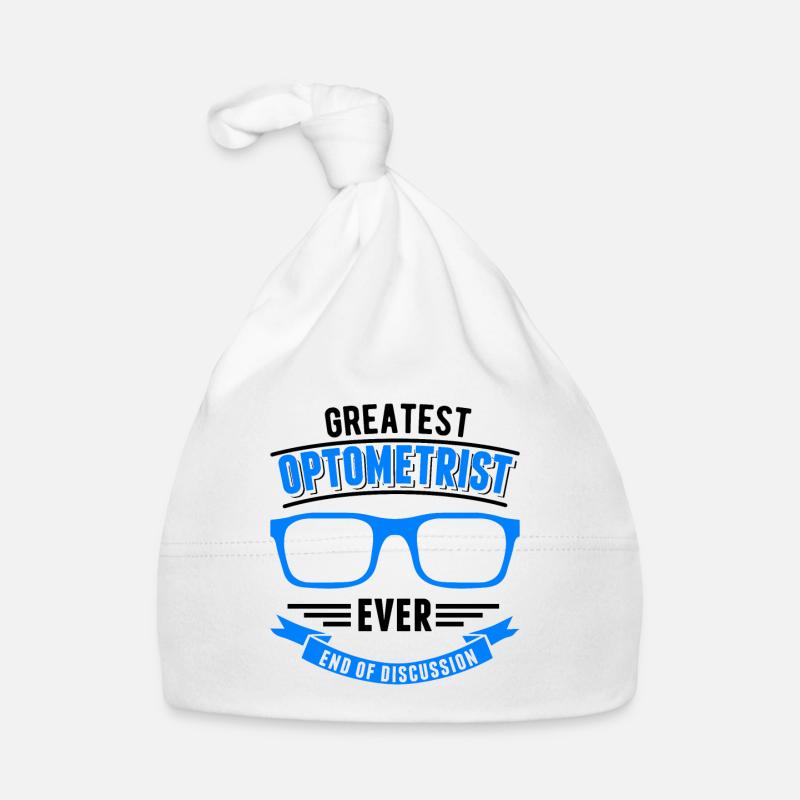 Optiker Geschenk Augenoptiker Baby Bio-Mütze