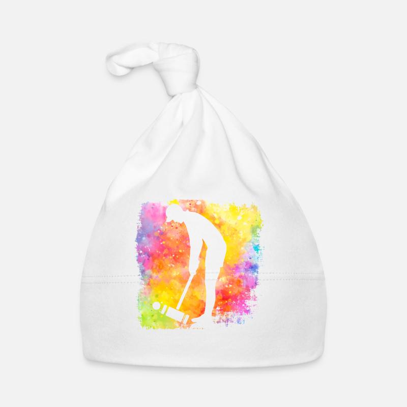 Krocket Retro Baby Bio-Mütze