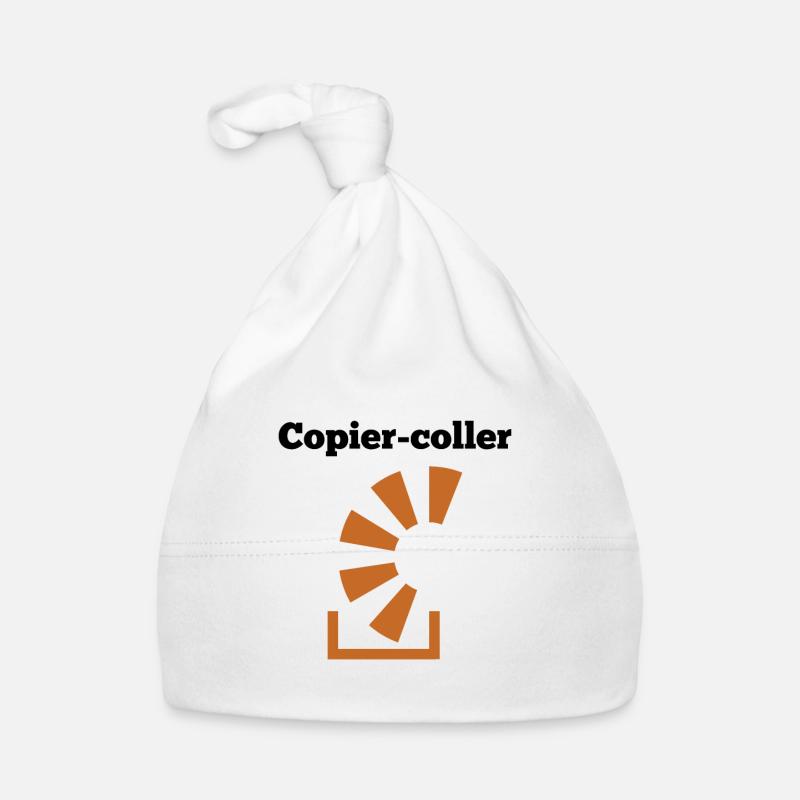 Copier Coller Programmer Software Developer Nerd G Baby Bio-Mütze