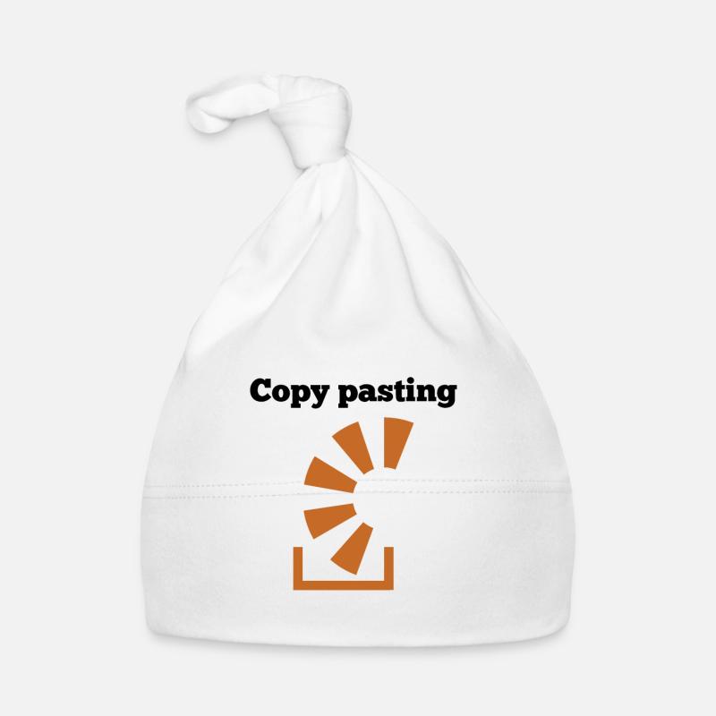 Copy Pasting Programming Coder Software Developer Baby Bio-Mütze