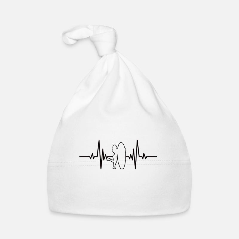 Surfer Surf instructor surf surf surfboard Organic Baby Cap