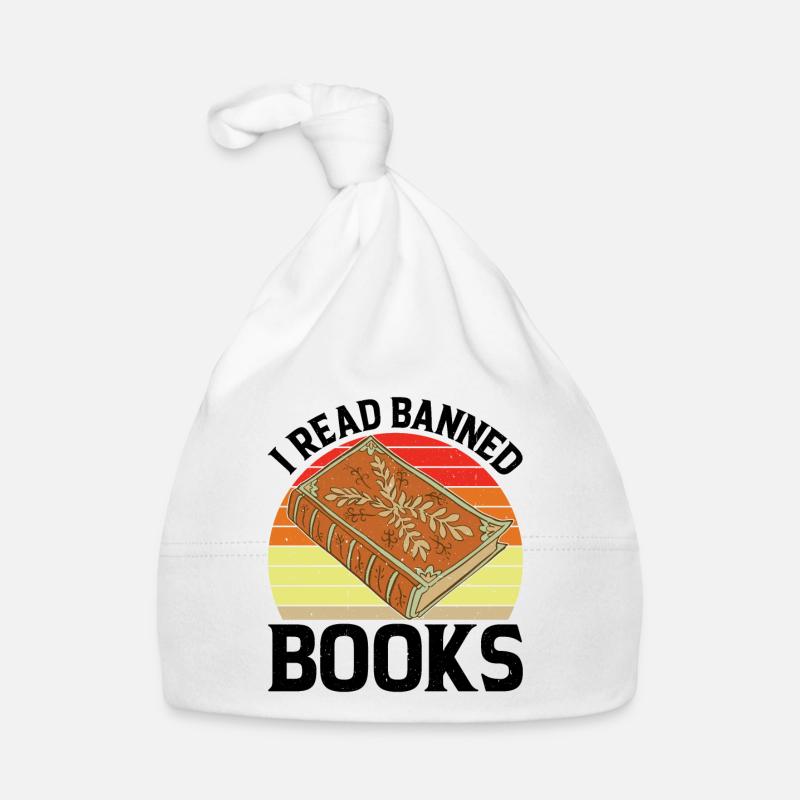 I Read Banned Books 38 Baby Bio-Mütze