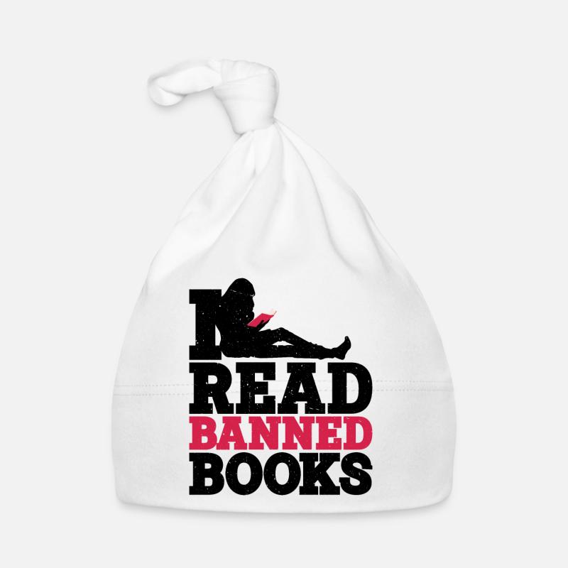I Read Banned Books 39 Baby Bio-Mütze
