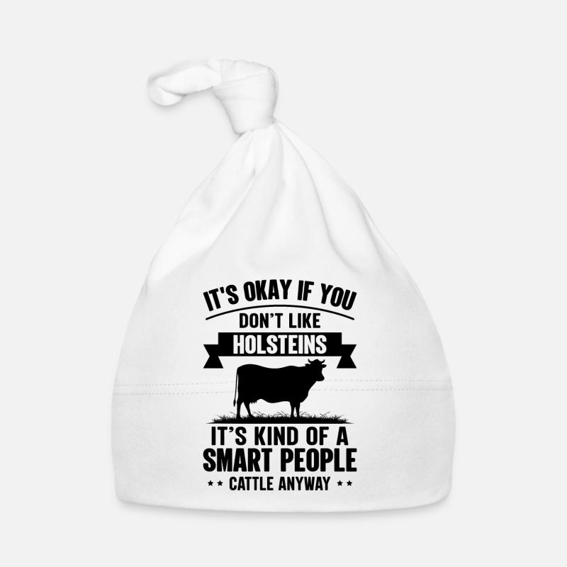 Smart people - Kuh-Holsteins Organic Baby Cap