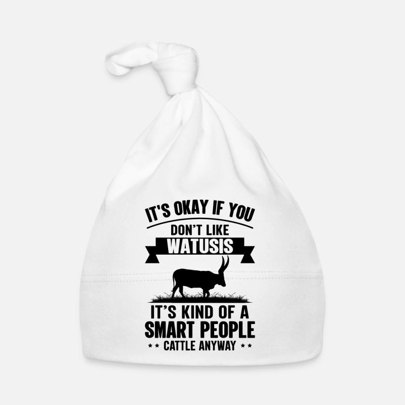 Smart people - Cow Watusis Organic Baby Cap
