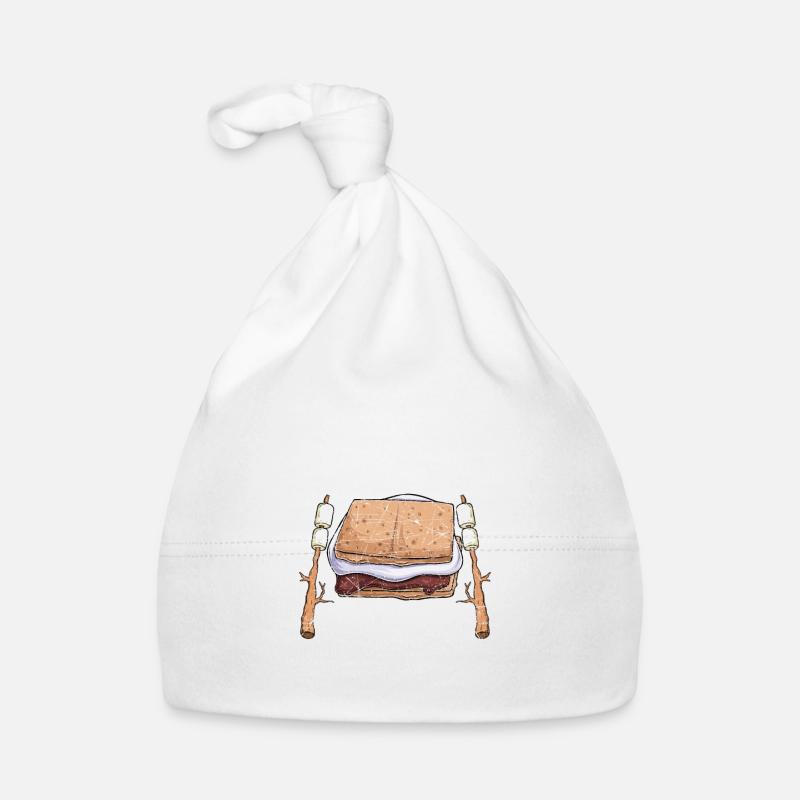 Official Smore Button Tester Organic Baby Cap