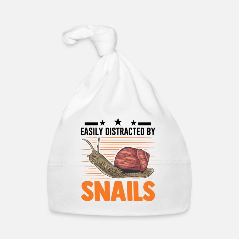 Facilement distrait par Snails Snail Bonnet bio Bébé