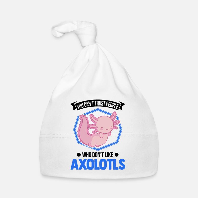 Axolotl Gift Tail Lurch Axolotl Organic Baby Cap