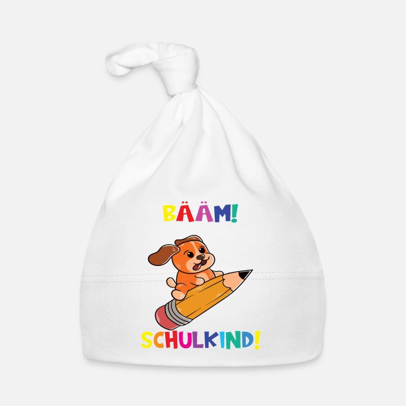 Bääm! Ich Bin Jetzt Schulkind Einschulung Baby Bio-Mütze