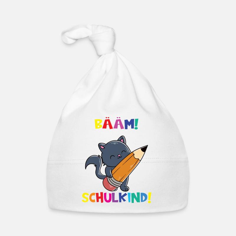 Bääm! Ich Bin Jetzt Schulkind Einschulung Baby Bio-Mütze