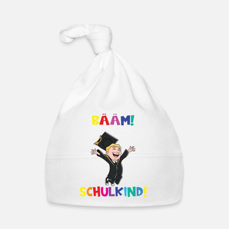 Bääm! Ich Bin Jetzt Schulkind Einschulung Baby Bio-Mütze