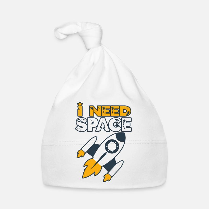 I Need Space! For budding astronauts & astronomers Organic Baby Cap