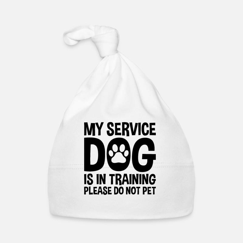 My service dog is in training Organic Baby Cap