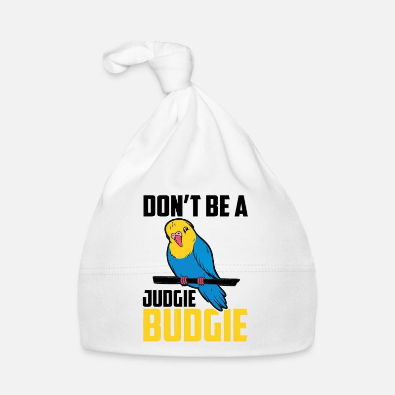 Ne soyez pas un oiseau perroquet Judgie Budgie Bonnet bio Bébé