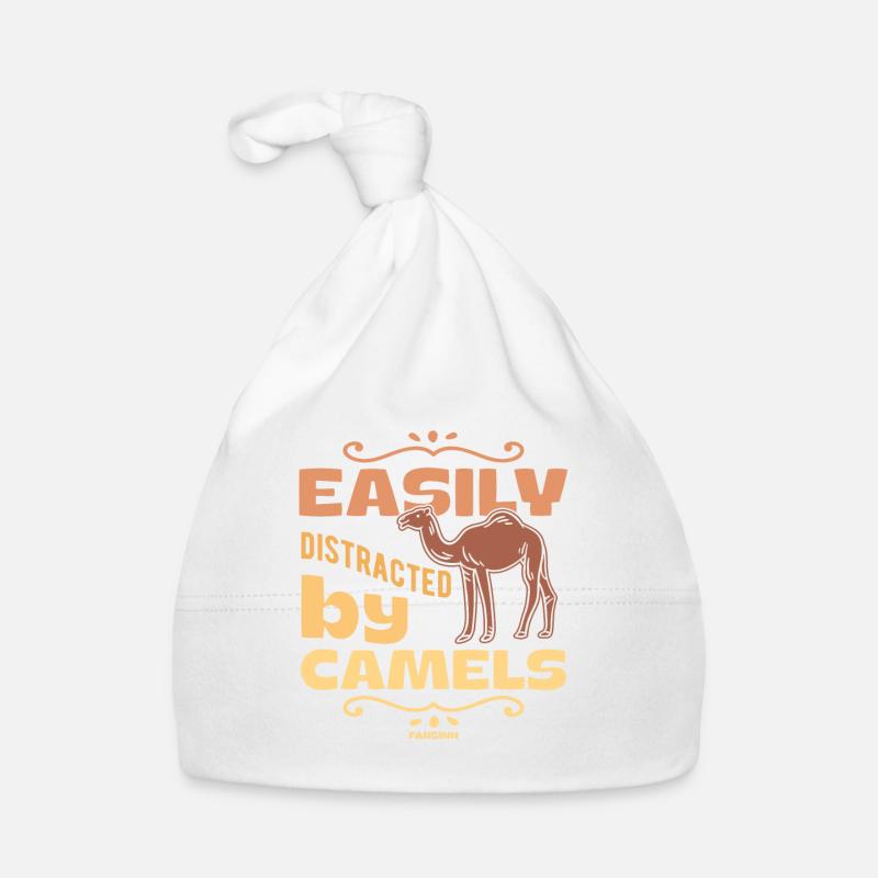 Easily Distracted By Camels Baby Bio-Mütze