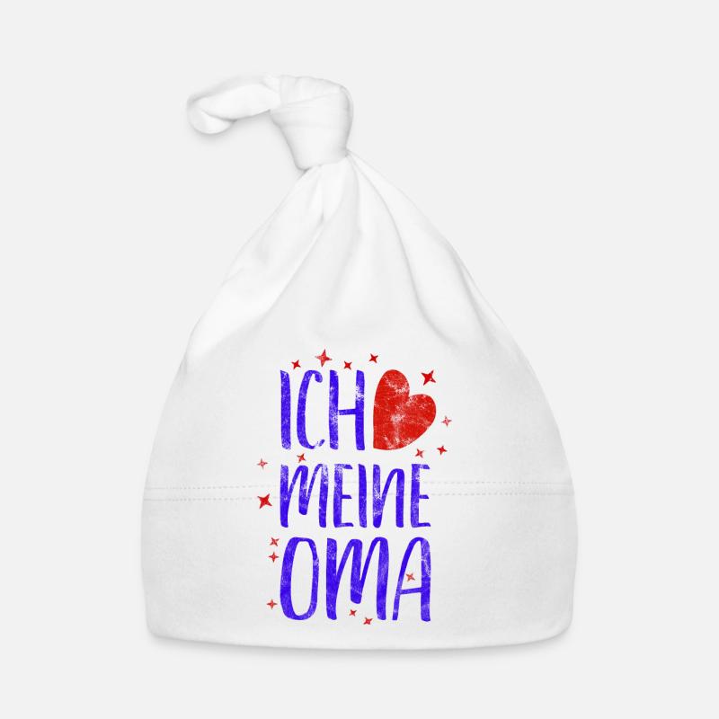 ich liebe meine Oma Geschenk Baby Bio-Mütze
