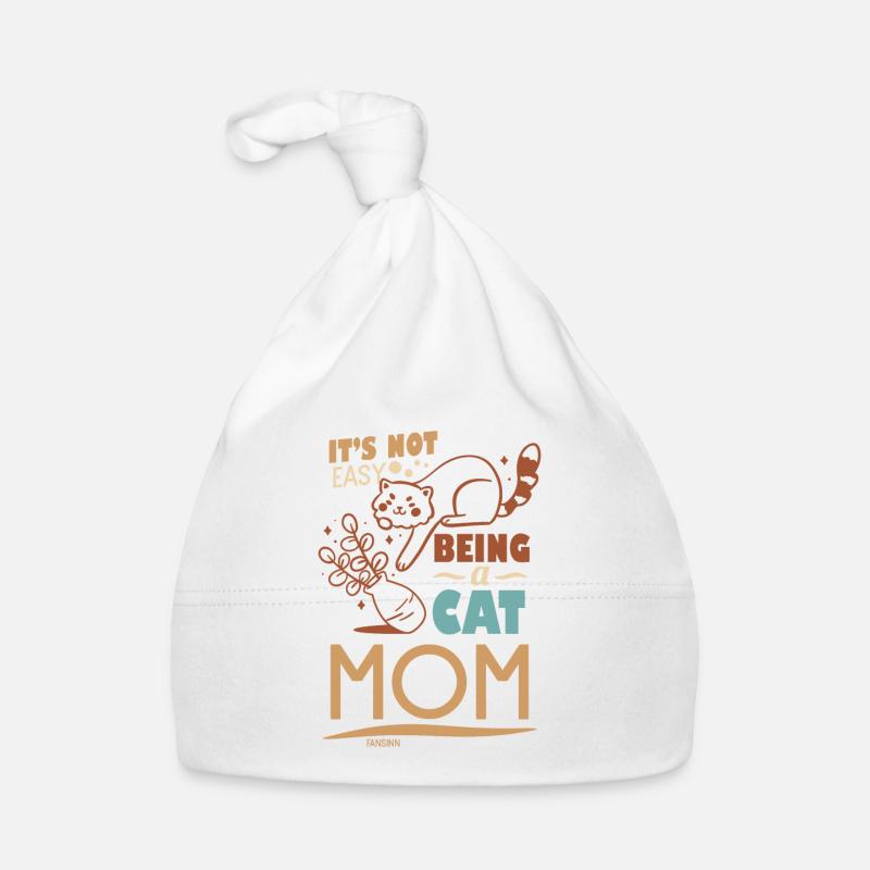 Maman chat Bonnet bio Bébé