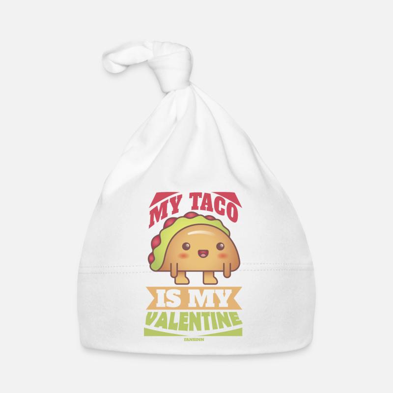 Mon taco est ma Saint-Valentin Bonnet bio Bébé