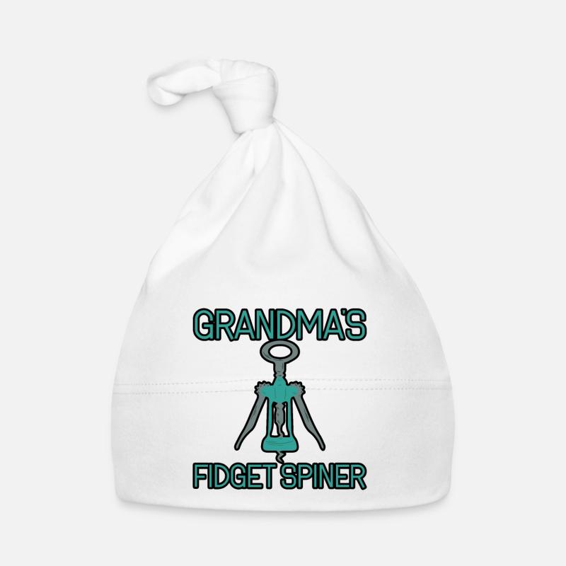 Fidget Spinner de grand-mère 3 Bonnet bio Bébé