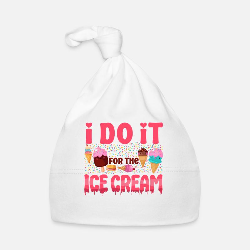 Ice Cream Cone Popsicle I Do It Baby Bio-Mütze