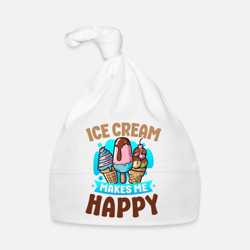 Ice Cream Cone Popsicle Ice Cream Baby Bio-Mütze