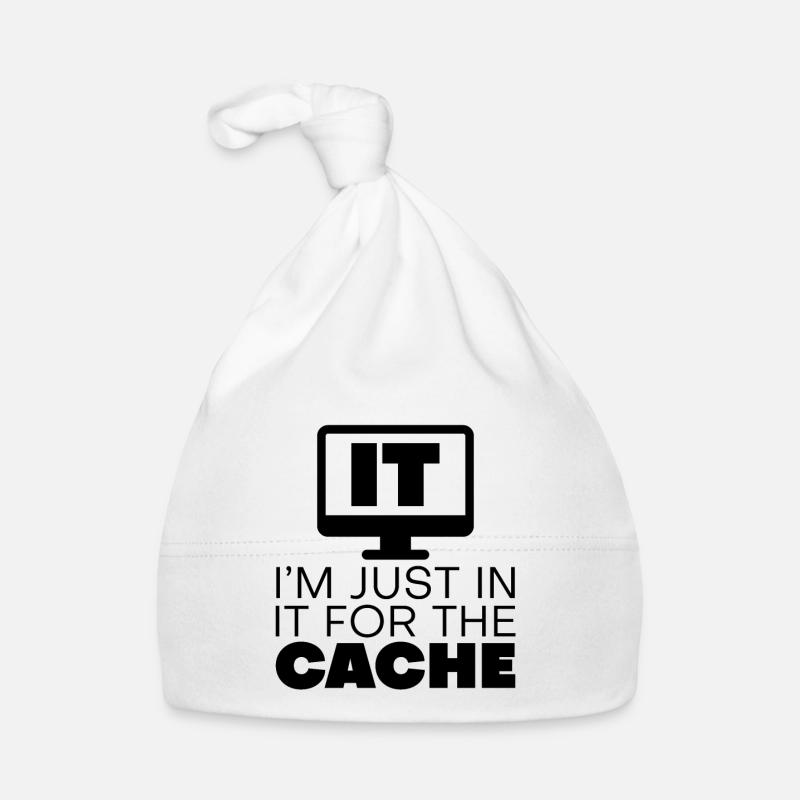 I'm Just In It For The Cache Organic Baby Cap