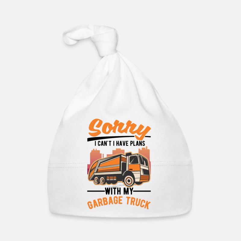 Müllmann Gift Garbage Collection Garbage Truck Organic Baby Cap