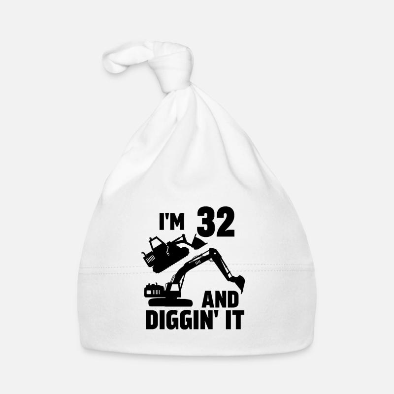 Ich bin 32 und Diggin' It Baby Bio-Mütze