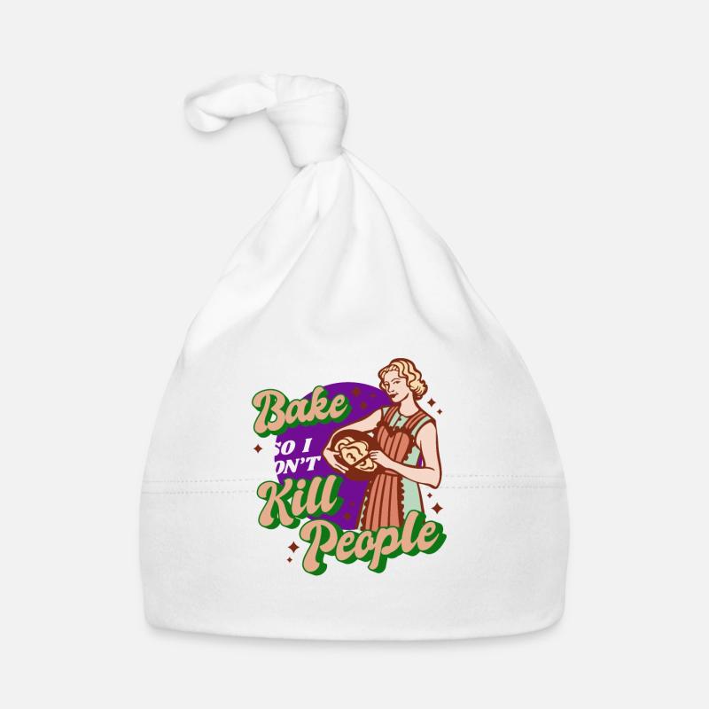 Funny ironic baking baking motif baker Organic Baby Cap