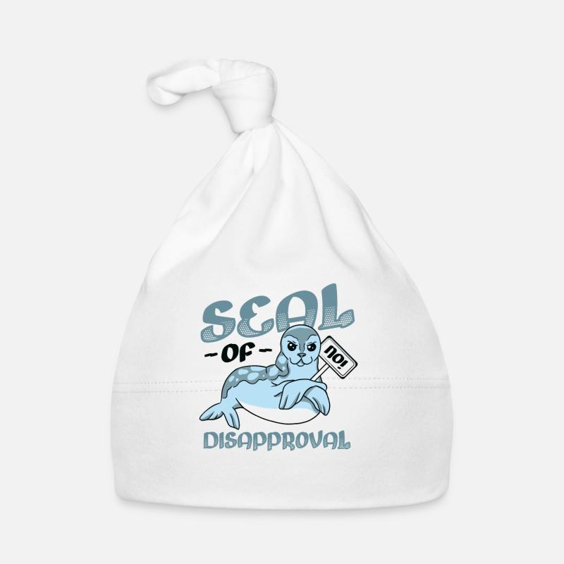 Sceau de rejet dire non. Bonnet bio Bébé