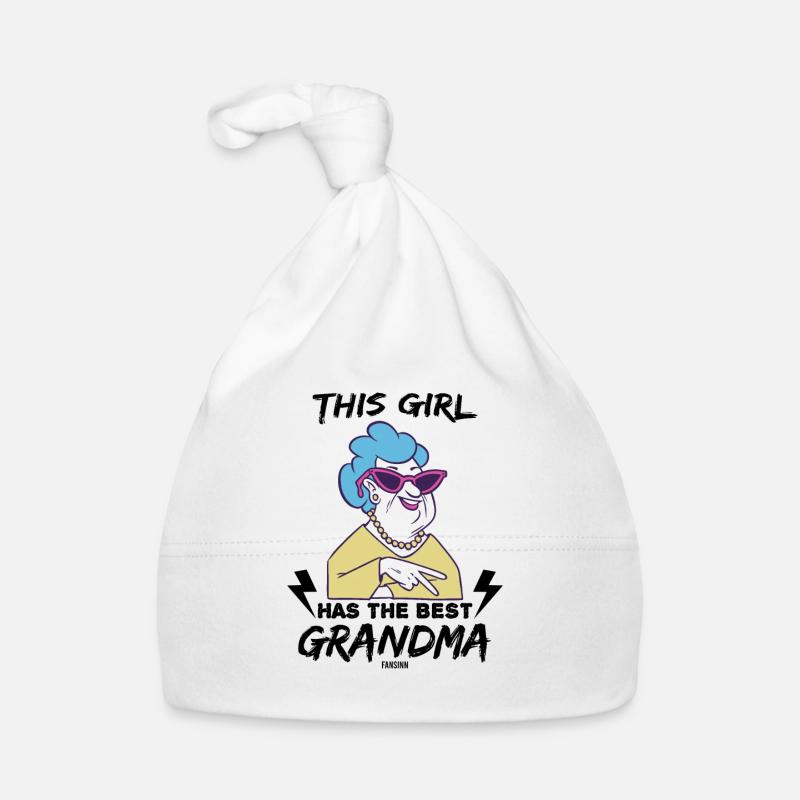 beste Oma Baby Bio-Mütze
