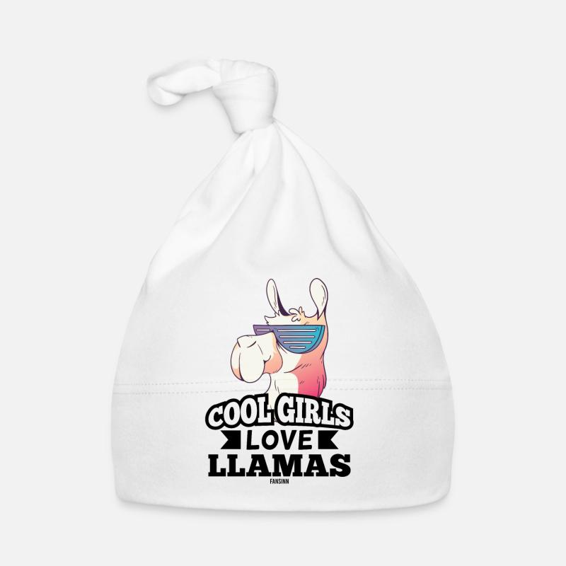 cooles Lama Baby Mädchen Kind Baby Bio-Mütze