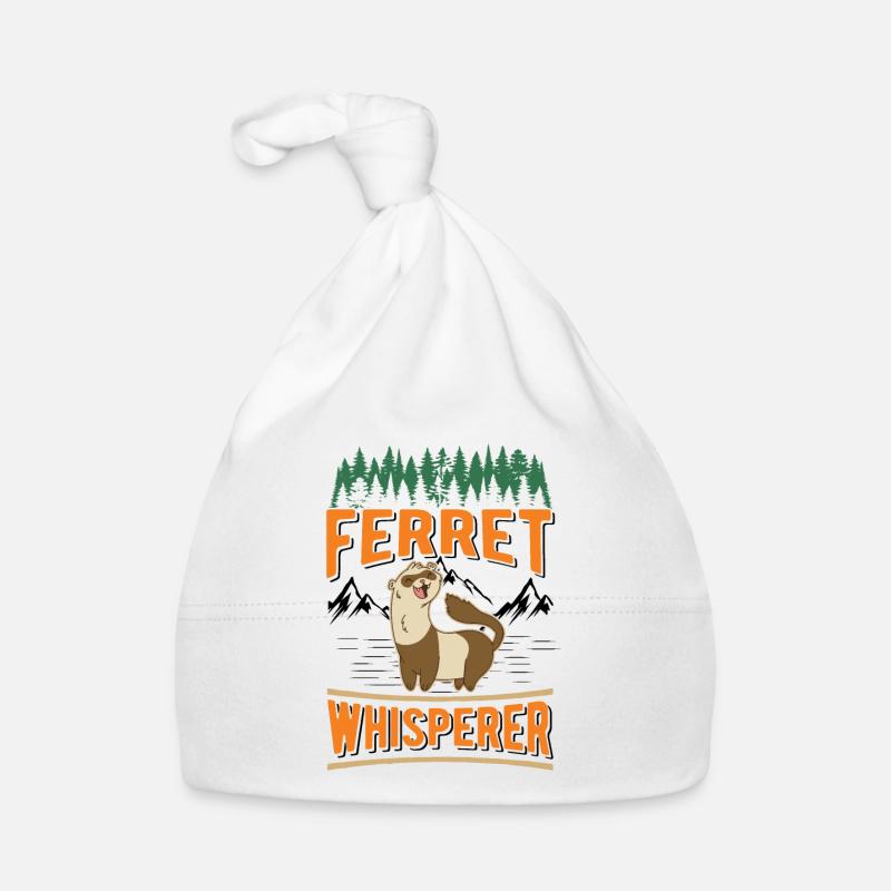 Frettchen Flüsterer Ferret Whisperer Baby Bio-Mütze