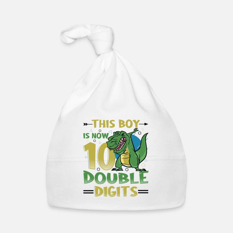 Ce garçon a maintenant 10 ans d’anniversaire à deux chiffres Bonnet bio Bébé