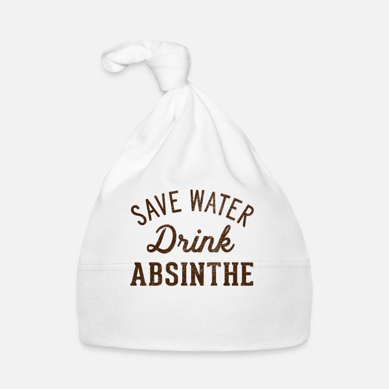 Save water, drink absinthe Organic Baby Cap