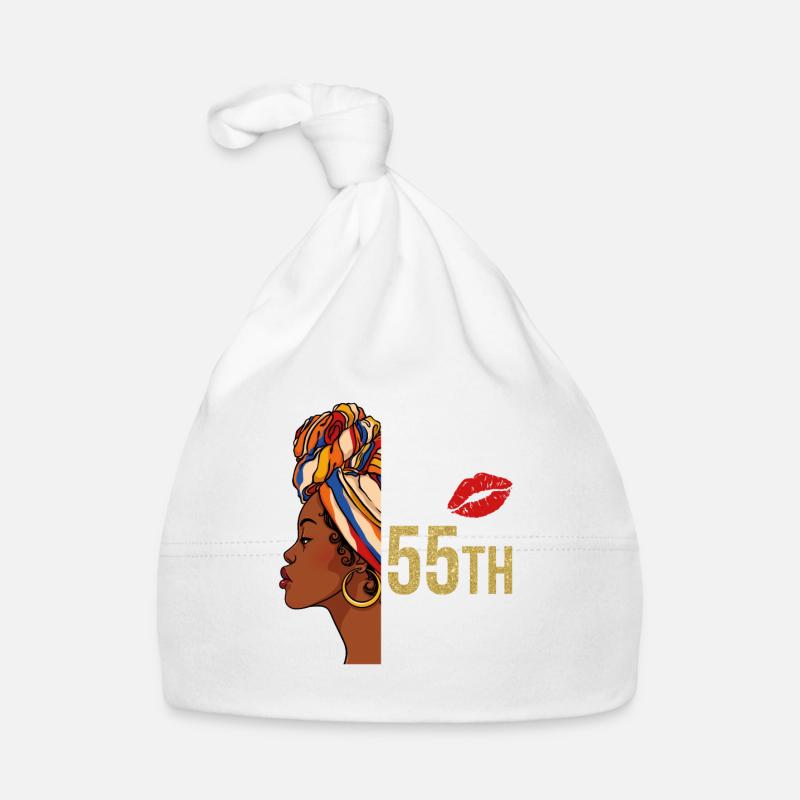 Entrer dans mon 55e anniversaire comme une reine Bonnet bio Bébé