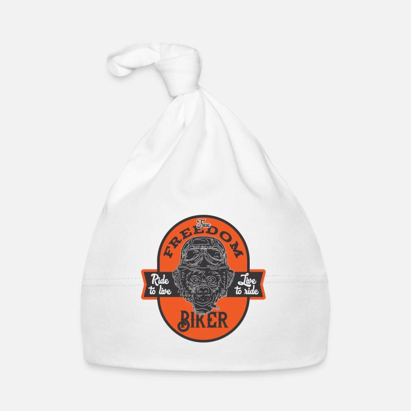 Biker, Motorradfahrer Baby Bio-Mütze