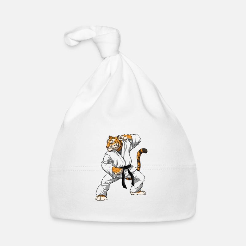 Karate Tiger - Karate Japanische Kampfkunst Baby Bio-Mütze
