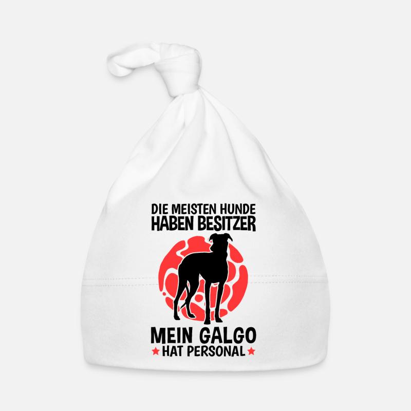 Mein Galgo Espanol hat Personal Spanien Windhund Baby Bio-Mütze